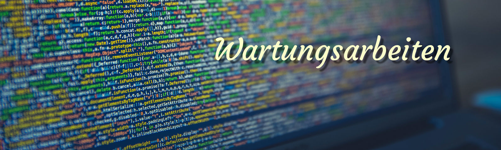 Es finden Wartungsarbeiten statt.